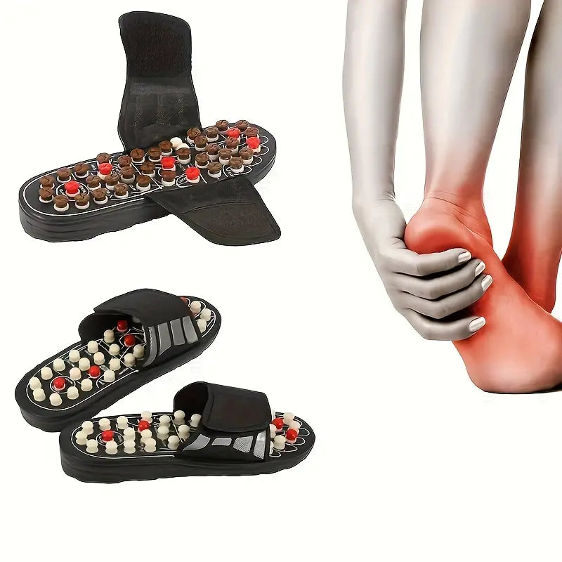 Chinelo de Massagem Ortopédico - Antiderrapante de acupressão para alívio da dor nos pés