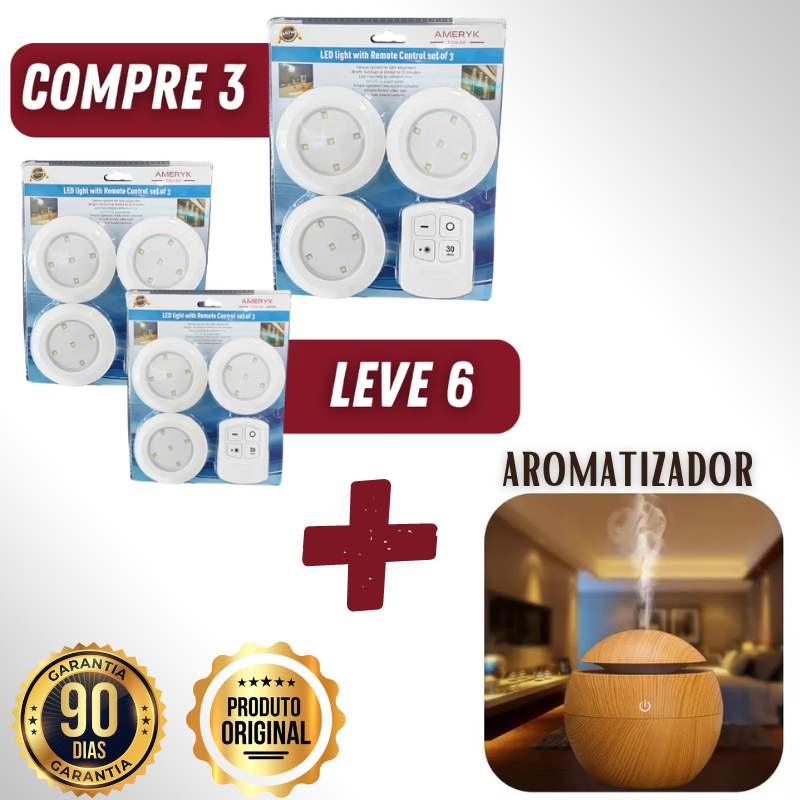 Compre 3 e Leve 6 Spots + AROMATIZADOR (DESCONTO EXCLUSIVO ATÉ 23:59 DE HOJE)