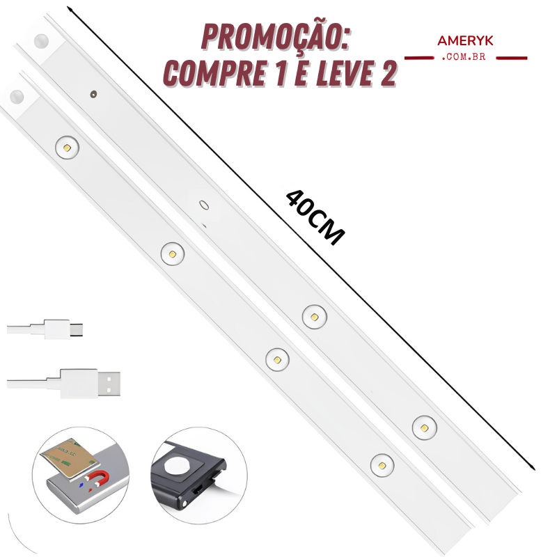 Oferta WhatsApp | Compre 1 e Leve 2 - Luminária Slim Recarregável - AMERYK