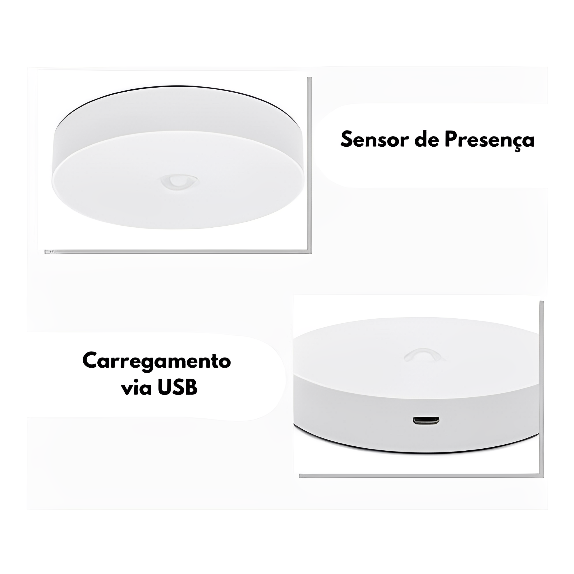 Kit Luminárias com sensor de presença - FRETE GRÁTIS - AMERYK