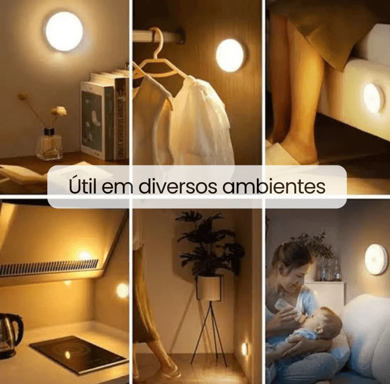 Kit Luminárias com sensor de presença - FRETE GRÁTIS - AMERYK