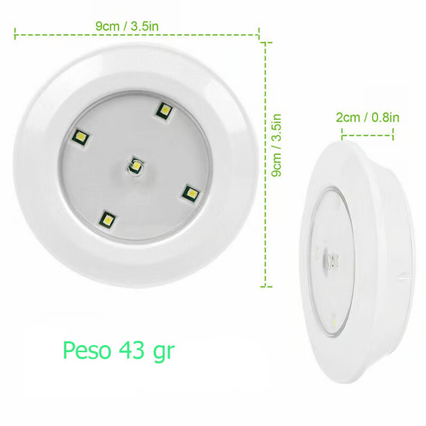 Kit 3 Lâmpadas de Led Ameryk - Sem fio com Controle Remoto - AMERYK