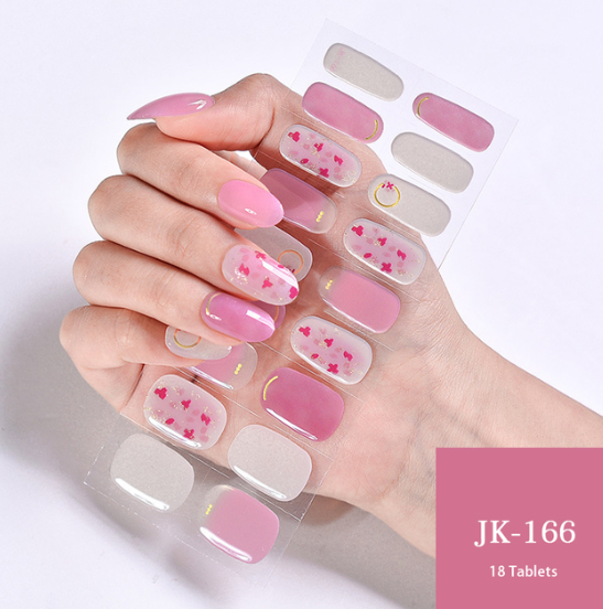 Gel Nail- Kit 20 unhas em gel adesivos + Secador UV de Brinde - AMERYK