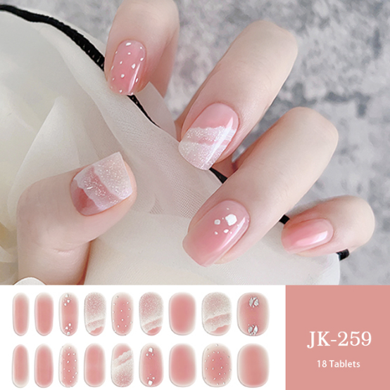 Gel Nail- Kit 20 unhas em gel adesivos + Secador UV de Brinde - AMERYK