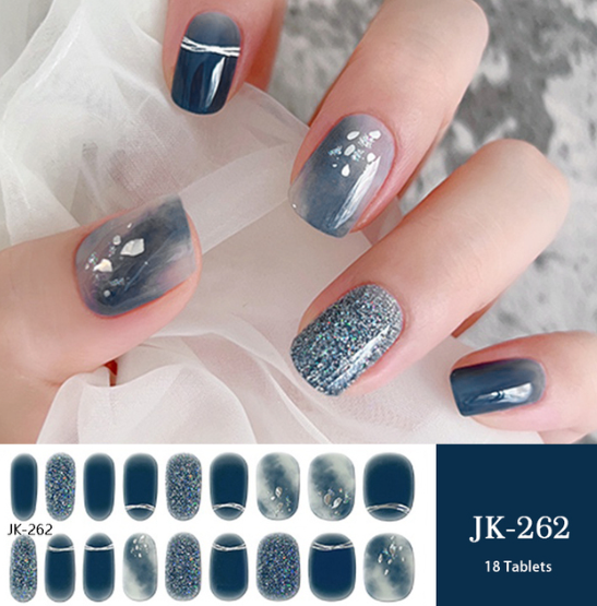 Gel Nail- Kit 20 unhas em gel adesivos + Secador UV de Brinde - AMERYK