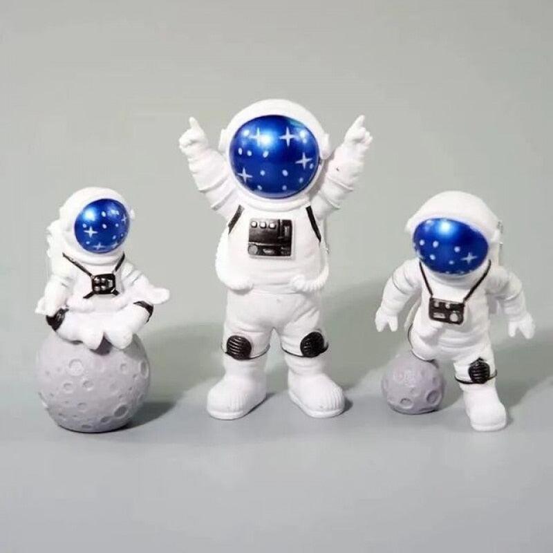 3 Pçs Escultura de Astronauta e Decoração para Casa - AMERYK